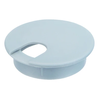 2-1/2 In. Silver Computer Grommet For Cable Management, Model 61618, 1 Pk