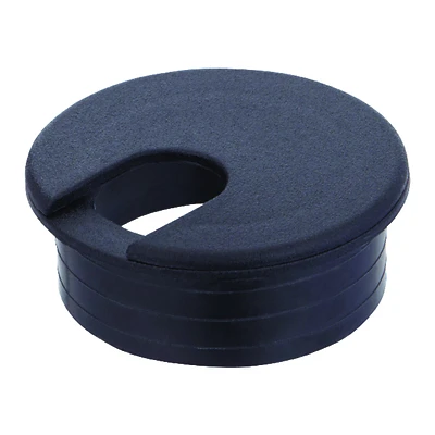 Jandorf 61605 Desk Grommet, 1-3/4 In., Black, Polystyrene, 1 Pk