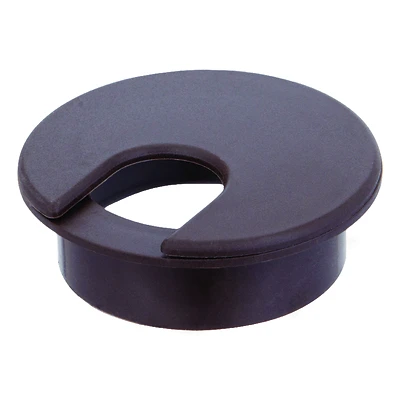 Jandorf 61613 Desk Grommet, 2 In. Cable, Walnut Brown, Polystyrene