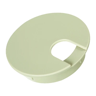 2-1/2 In. Almond Computer Grommet For Cable Management 1 Pk, Model 61603
