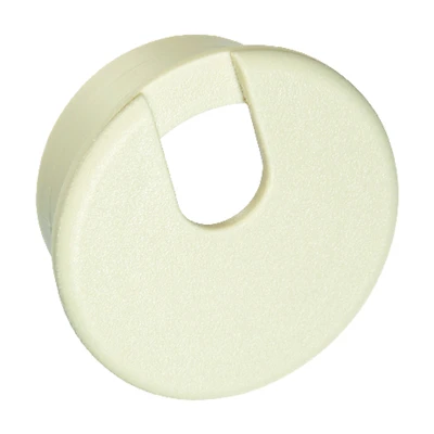 1-1/2 In. Almond Computer Grommet For Cable Management, Model 61600, 1 Pk