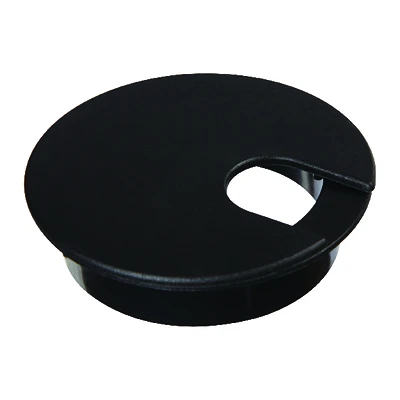 Jandorf 61607 Desk Grommet, 2-1/2 In., Black, Polystyrene, 1 Pk