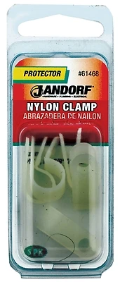 3/8 In. Dia. Nylon Cable Clamp 5 Pk - Model 61468 For Cable Management