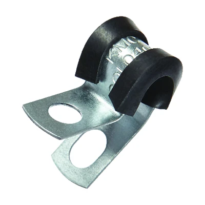 1/4 In. Dia. Steel Cushion Clamp 2 Pk With Epdm Cushion, Model 61525