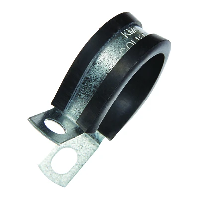 Jandorf 61526 Steel Cushion Clamp, 1 In. Dia., Rubber/Black, 2-Pack
