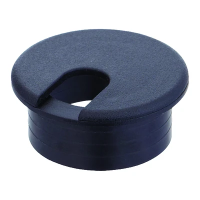 Jandorf 61604 Desk Grommet, Black Polystyrene, 1-1/2 In.