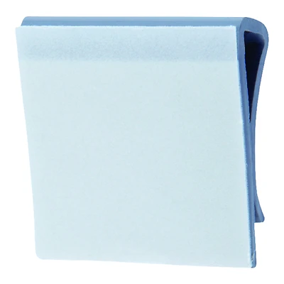 1 In. Diameter X 1 In. Length Gray Pvc Cable Clip With Adhesive Backing