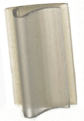 9/16 In. Diameter X 1 In. Length Clear Pvc Cable Clip For Flat Cables