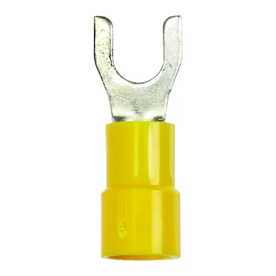 12-10 Ga. Insulated Wire Terminal Spade Yellow 5 Pk, Model 60997