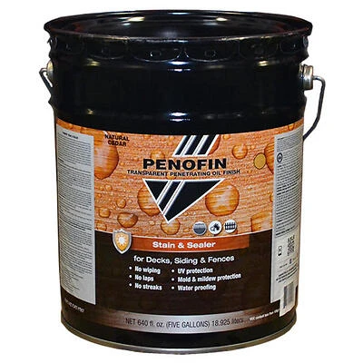 Fssnc5g 5 Gallon Cedar Stain & Sealer For Decks, Siding, And Fences