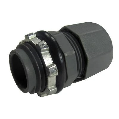 Strain Relief Connector, Non-Metallic, 1/2-In.