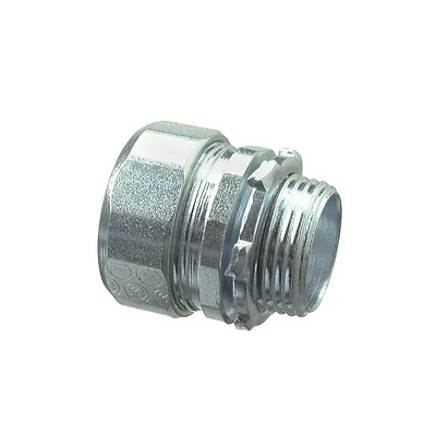 Halex 26352 Rigid Conduit Connector, 3/4 in Compression, 1.43 in OD, Steel