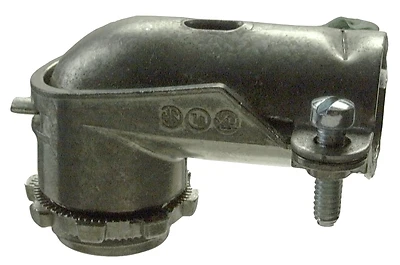 Halex 11001B Flex Connector, 3/8 in, 90 deg Angle, 35/PK