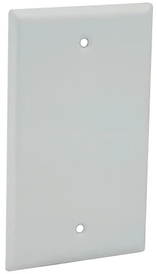 Bell 5173-1 Single Gang Rectangular Die-Cast Metal Outdoor Box Cover, White