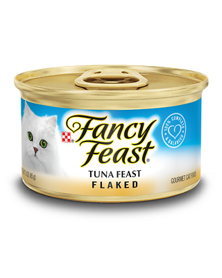 Purina Fancy Feast 00124 Cat Food, Tuna Flavor, 3 oz Can