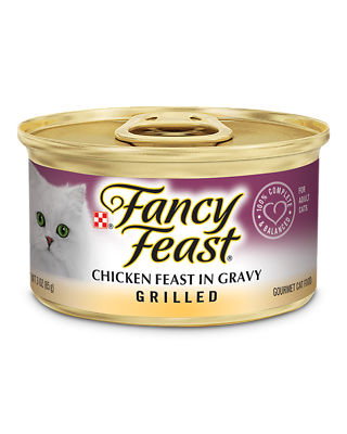 Purina Fancy Feast 04081 Cat Food, Chicken Flavor, 3 oz Can