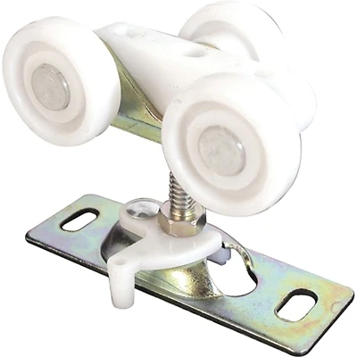 Bi-Fold Door Roller,1 In. Flat Nylon Wheel