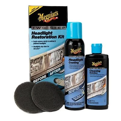 Meguiar's G2970 Headlight Restoration Kit, 2-Step, 4 fl oz