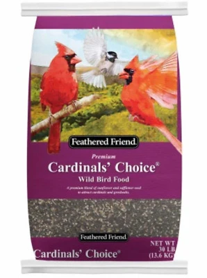 Feathered Friend 14395 Cardinals' Choice Wild Bird Food, 16 Lb Bag