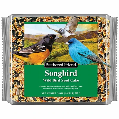 Songbird Seed Cake Wild Bird Food, 26 oz.