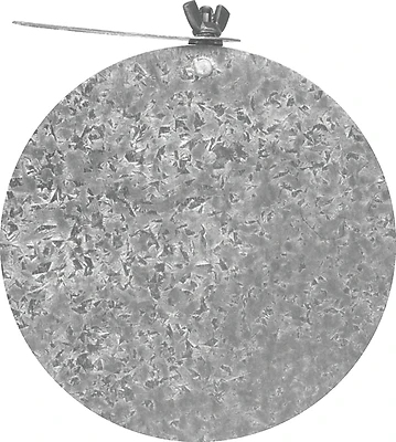 Imperial GV0752 Round Duct Damper With Handle, Galvanized Steel, 6 In.