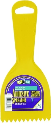 Homax 00034 Adhesive Spreader Knife, 1/4 In. Notch, 3 In.