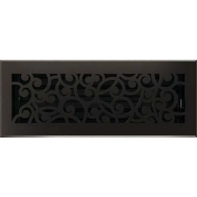 Wonderland 4 In. X 12 In. Cast Iron Steel Floor Register Rg3375