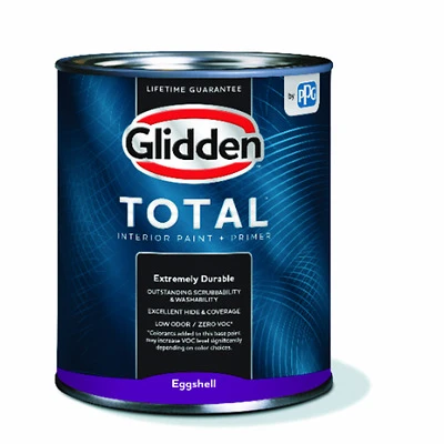 Total Interior Paint + Primer Eggshell Midtone Base 1 Quart