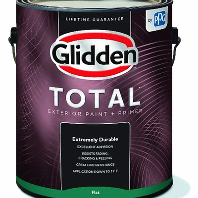 GLTEX10WB01 Total Exterior Latex Flat White Pastel Base Paint
