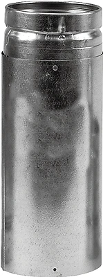 Selkirk 243024 VP Pellet Stove Pipe, 3 In. x 24 In., Stainless/Galvanized