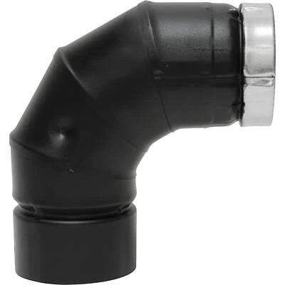 Selkirk VP 243231B Pellet Pipe 90 Degree Elbow, 3 In.