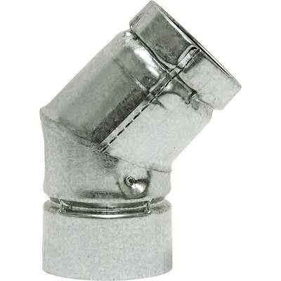 Selkirk 243216 VP Pellet Pipe Stove Pipe Elbow, 45 Degree, 3-Inch