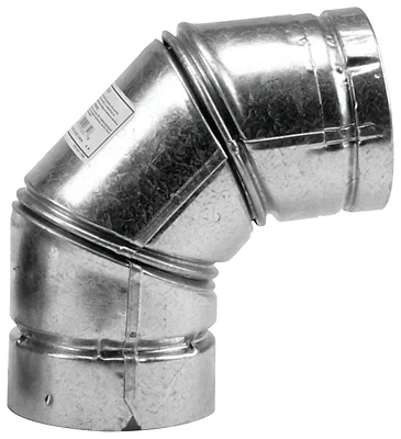 Selkirk 243231 VP Pellet Pipe 3-Inch, 90 Degree Elbow