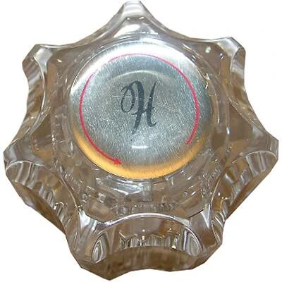Twin Lavatory/Kitchen Faucet Handle, Clear