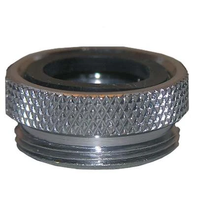 Price Pfister Aerator Adapter, Chrome-Plated, 3/4 x 27 Female Thread x 55/64 In. x 27 Male Thread