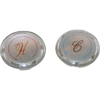Delta/Delex New Style Hot & Cold Buttons, 1-5/16 In.