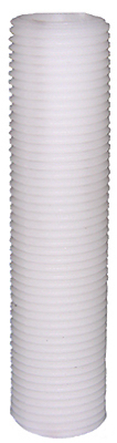 #3 White Nylon Shower Flange Nipple, 5/8 In.-18 Thread X 2-3/4 In.
