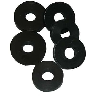 Faucet Washer, Large Flat, 3/8-In., 6-Pk.