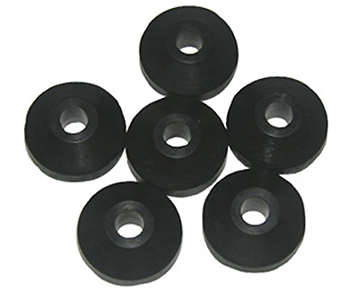 Faucet Washer, 3/8L, Beveled, 6 Pack