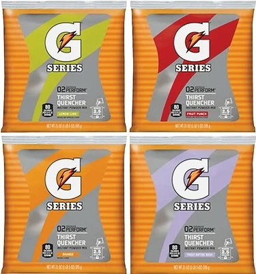 Gatorade 3944 G Series Thirst Quencher Powder Mix, Assorted Flavors, 21 Oz