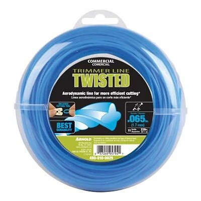 Twisted String Grass Trimmer Line, Blue, .065 In. Dia. x 220 Ft.