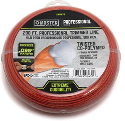 String Grass Trimmer Line, Best, Red, .095 In. Dia. x 200 Ft.