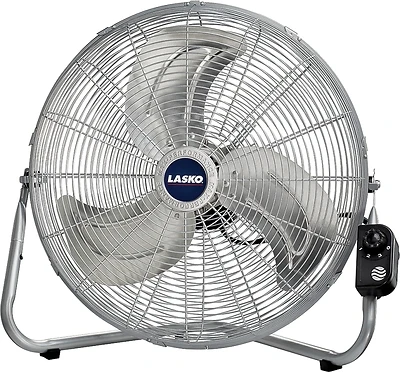 20 Inch High Velocity Floor Fan 3572 Cfm With Adjustable Tilt