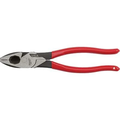Milwaukee MT500 Linesman Pliers, 9 In., Dipped Grip, Fish Tape Puller
