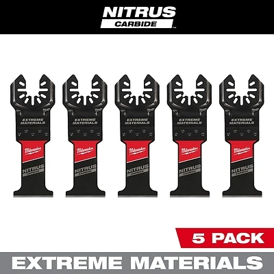 Nitrus Carbide 1-3/8 In. Universal Fit Open-lok Oscillating Blade (5 Pk)