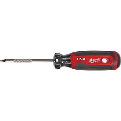 #1 X 3 In. Square Recess Cushion Grip Screwdriver Mt217 - Usa Made