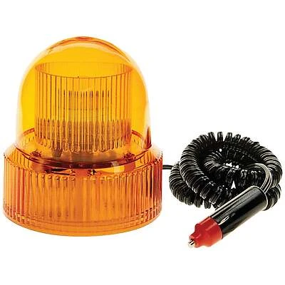 V772a Amber Flashing Beacon Led Light With Magnetic Base And 12 Feet Cord