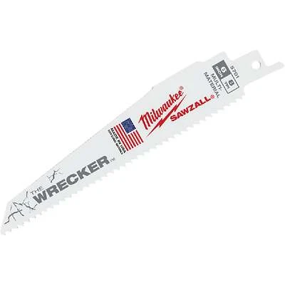 Sawzall The Wrecker 6 In. 7/11 Tpi Demolition Blade (100-pack)