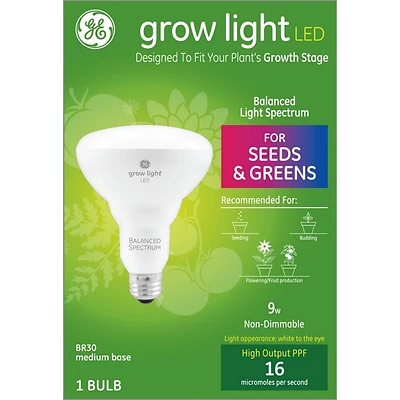 GE 93131207 Light Bulb, 120 V, 1 -Lamp, LED Lamp, 500 Lumens, 5000 K Color Temp