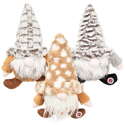 Spot Woodsy Gnome Plush Squeaky Dog Toy, 12 In., Assorted